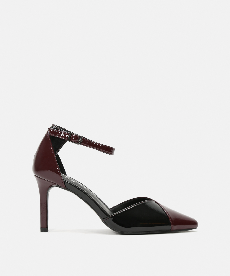 Sapatos salto biqueira combinada image number null